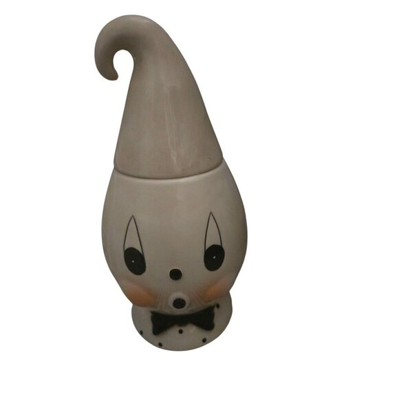 NWT Johanna Parker Retired Halloween Gus Ghost Cookie Jar - Picture 1 of 12